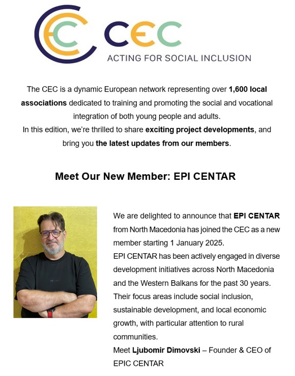 Powering Impact – EPI CENTAR Joins CEC